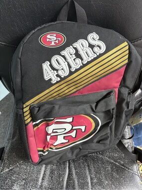 Vintage 90’s San Francisco 49ers NFL football Backpack school travel book bag